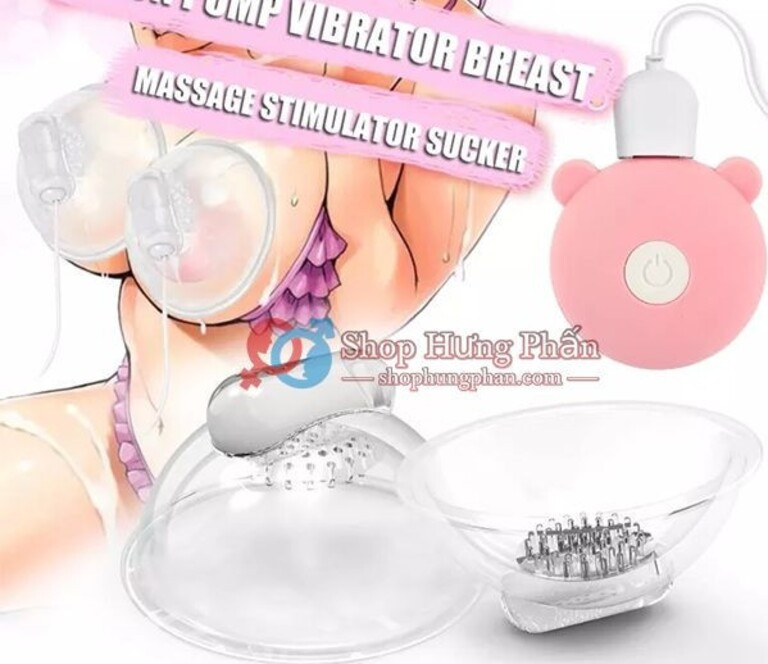 Máy massage ngực mini Sucker Sạc USB giá rẻ, kích thích ngực phát triển mạnh mẽ