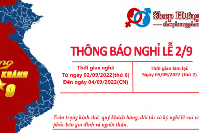 Shop Hưng Phấn Thông Báo Lịch Nghỉ Lễ Quốc Khánh 2/9/2022