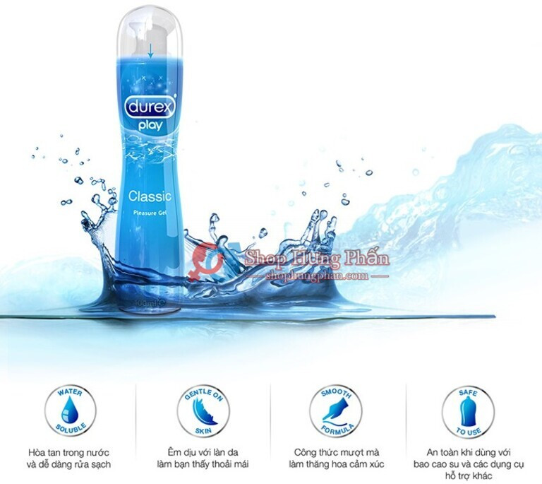 Sản phẩm thuộc dòng gel gốc nước, dễ sử dụng, an toàn cho sức khỏe