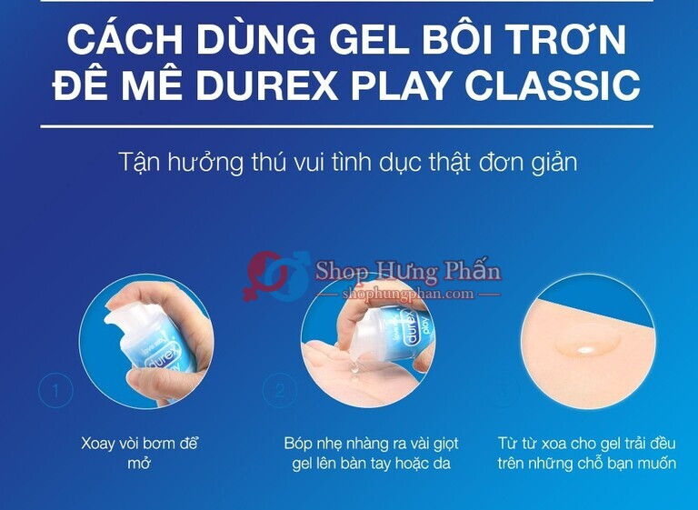 Gel Bôi Trơn Durex Play Classic 50, 100ml Chất Lượng Nhất