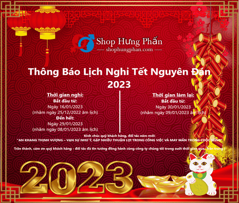 Thong Bao Lich Nghi Tet Nguyen Dan 2023 Shop Hung Phan Min