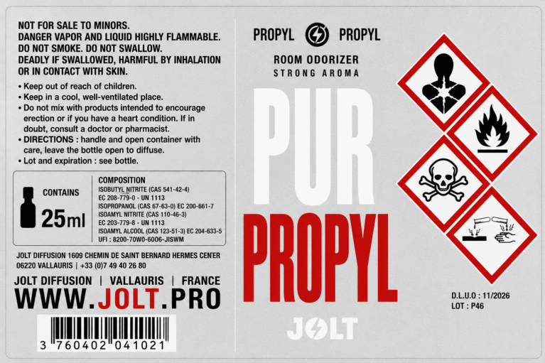 Popper Jolt Pure Propyl Amyl 25ml (4)